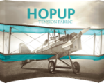 Picture of Hopup 10ft Curved Full Height Tension Fabric Display