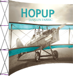 Picture of Hopup 10ft Curved Full Height Tension Fabric Display