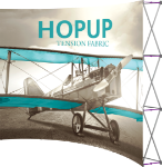 Picture of Hopup 10ft Curved Full Height Tension Fabric Display
