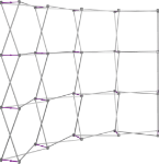 Picture of Hopup 10ft Curved Full Height Tension Fabric Display