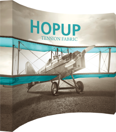Picture of Hopup 13ft Curved Extra Tall Tension Fabric Display