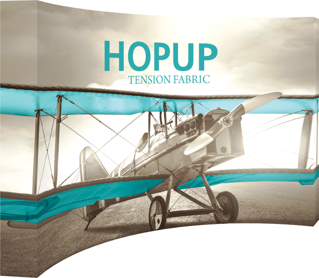 Picture of Hopup 13ft Curved Full Height Tension Fabric Display
