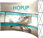 Picture of Hopup 13ft Curved Full Height Tension Fabric Display