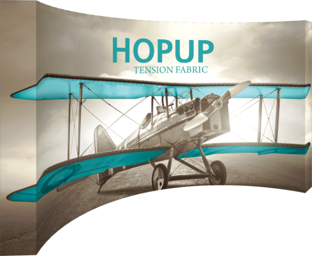 Picture of Hopup 15ft Curved Full Height Tension Fabric Display
