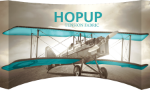Picture of Hopup 15ft Curved Full Height Tension Fabric Display