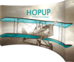 Picture of Hopup 15ft Curved Full Height Tension Fabric Display