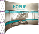 Picture of Hopup 15ft Curved Full Height Tension Fabric Display