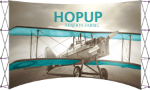Picture of Hopup 15ft Curved Full Height Tension Fabric Display