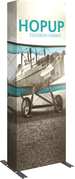 Picture of Hopup 2.5ft Straight Full Height Tension Fabric Display