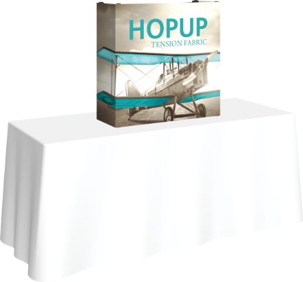 Picture of Hopup 2.5ft Straight Tabletop Tension Fabric Display