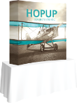 Picture of Hopup 5.5ft Curved Square Tabletop Tension Fabric Display