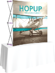 Picture of Hopup 5.5ft Curved Square Tabletop Tension Fabric Display