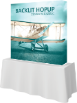 Picture of Hopup 5ft Backlit Straight Tabletop Tension Fabric Display