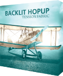 Picture of Hopup 5ft Backlit Straight Tabletop Tension Fabric Display