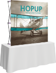 Picture of Hopup 5ft Straight Square Tabletop Tension Fabric Display