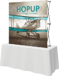 Picture of Hopup 5ft Straight Square Tabletop Tension Fabric Display