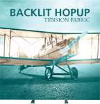 Picture of Hopup 7.5ft Backlit Straight Tension Fabric Display Kit