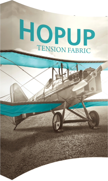 Picture of Hopup 7.5ft Curved Extra Tall Tension Fabric Display