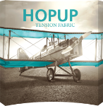 Picture of Hopup 7.5ft Curved Full Height Tension Fabric Display