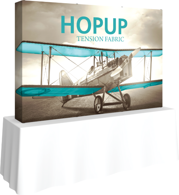 Picture of Hopup 7.5ft Straight Tabletop Tension Fabric Display