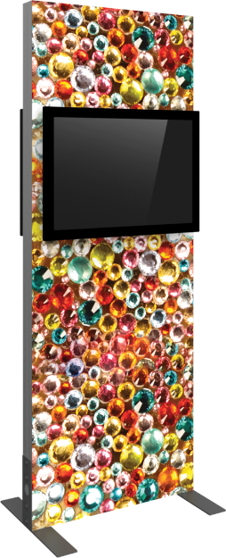 Picture of Vector Frame Monitor Kiosk 01 - Double Sided Monitor Mount