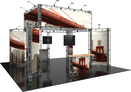 Picture of Aarhus Orbital Express Truss 20x20 Modular Island Exhibit