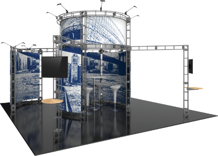 Picture of Atlas Orbital Express Truss 20x20 Modular Island Exhibit