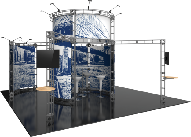 Picture of Atlas Orbital Express Truss 20x20 Modular Island Exhibit