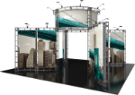 Picture of Canis Orbital Express Truss 20x20 Modular Island Exhibit