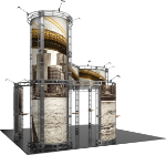 Picture of Corvus Orbital Express Truss 20x20 Modular Island Exhibit