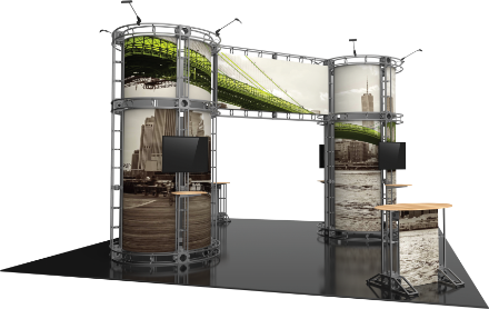 Picture of Gemini Orbital Express Truss 20x20 Modular Island Exhibit