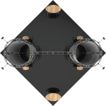 Picture of Gemini Orbital Express Truss 20x20 Modular Island Exhibit