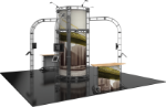 Picture of Vesta Orbital Express Truss 20x20 Modular Island Exhibit