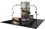 Picture of Vesta Orbital Express Truss 20x20 Modular Island Exhibit