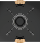 Picture of Vesta Orbital Express Truss 20x20 Modular Island Exhibit