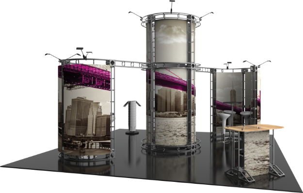 Picture of Zenit Orbital Express Truss 20x20 Modular Island Exhibit