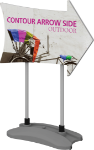 Picture of Contour Outdoor Sign Arrow Side - Water Base