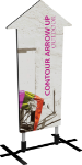 Picture of Contour Outdoor Sign Arrow Up - Plate Base