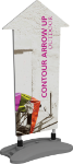 Picture of Contour Outdoor Sign Arrow Up - Water Base