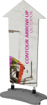 Picture of Contour Outdoor Sign Arrow Up - Water Base