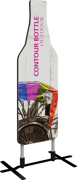 Picture of Contour Outdoor Sign Bottle - Plate Base