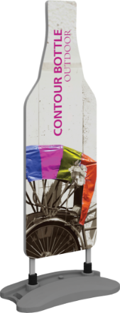 Picture of Contour Outdoor Sign Bottle - Water Base