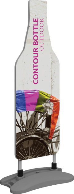 Picture of Contour Outdoor Sign Bottle - Water Base