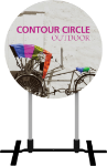 Picture of Contour Outdoor Sign Circle - Plate Base