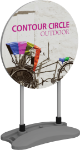 Picture of Contour Outdoor Sign Circle - Water Base
