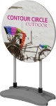 Picture of Contour Outdoor Sign Circle - Water Base