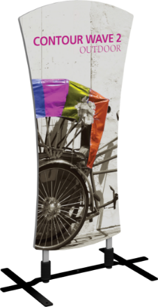 Picture of Contour Outdoor Sign Wave 2 - Plate Base