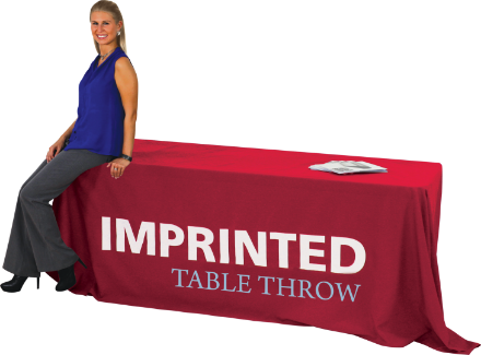 Picture of Imprinted Table Throw