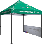 Picture of Zoom Economy and Standard 10 Popup Tent Half Wall Kit Only