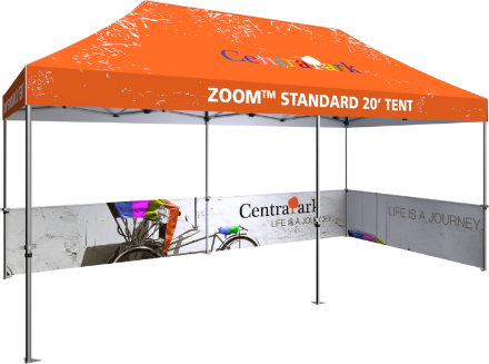 Picture of Zoom Standard 20 Popup Tent Half Wall Kit Only